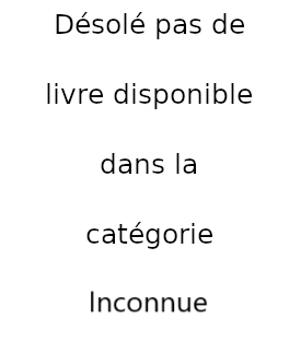 Désolé pas de livre disponible dans la catégorie Inconnue